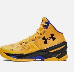 Under Armour Curry Double Bang Basketball Shoes Yellow 3026281 700  M7/W8.5